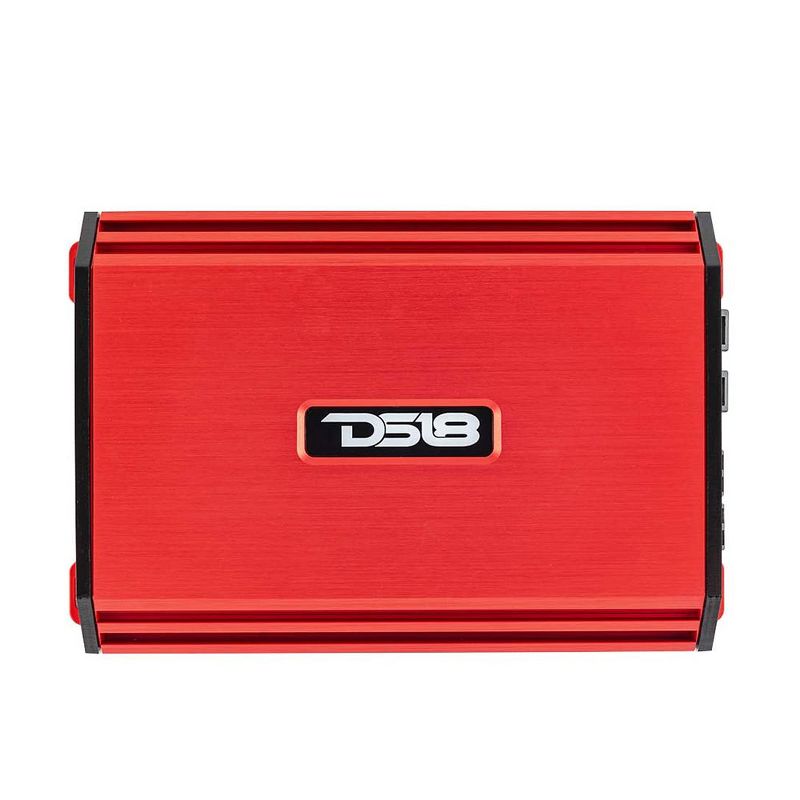 DS18 S3000.4D Compact Class D 3000 Watt Max Digital 4 Channel Amplifier with 2 and 4 Ohm Impedance Control for Car Audio Sound System