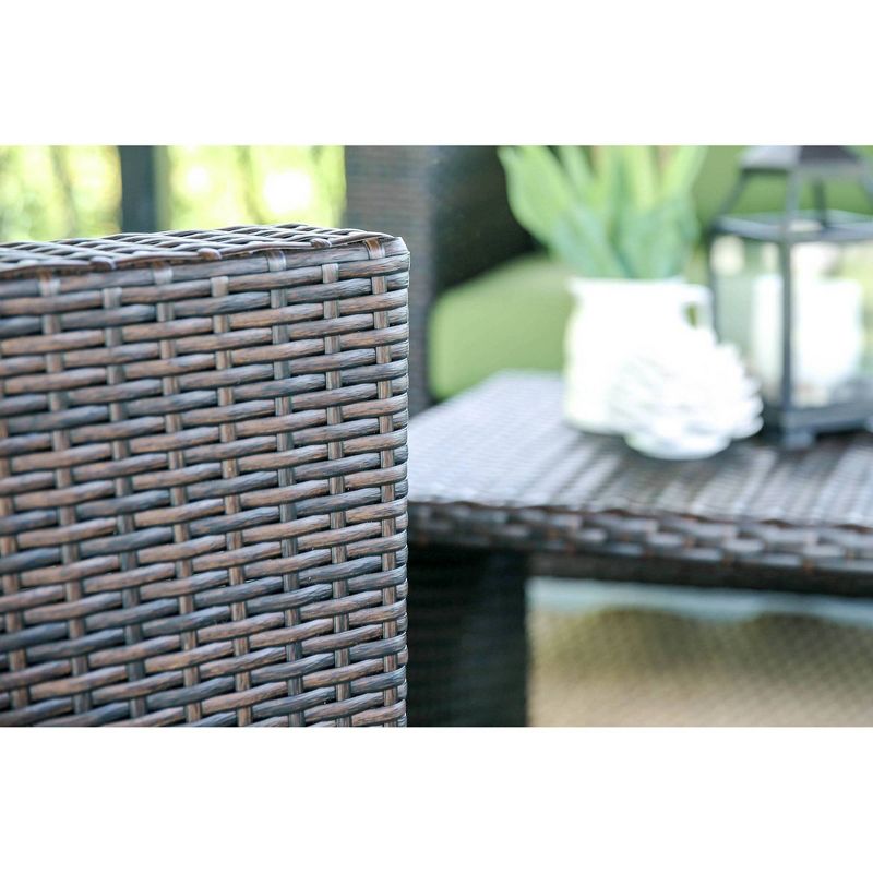 Draper 5pc Sectional Set with Sunbrella - Sage - Leisure Made