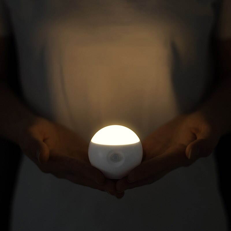 SOTHING Induction Led Night Light Removable Corridor Bathroom Bedroom Intelligent Human Body Sensor Bedside Lamp