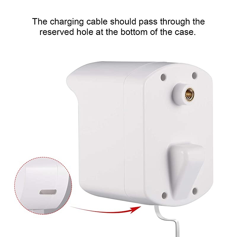 Wyze Cam Wall Mount,  Weatherproof Protective Cover with Adjustable Mount for Wyze Cam V2 Camera, Indoor/Outdoor Use (White, 3 Pack)