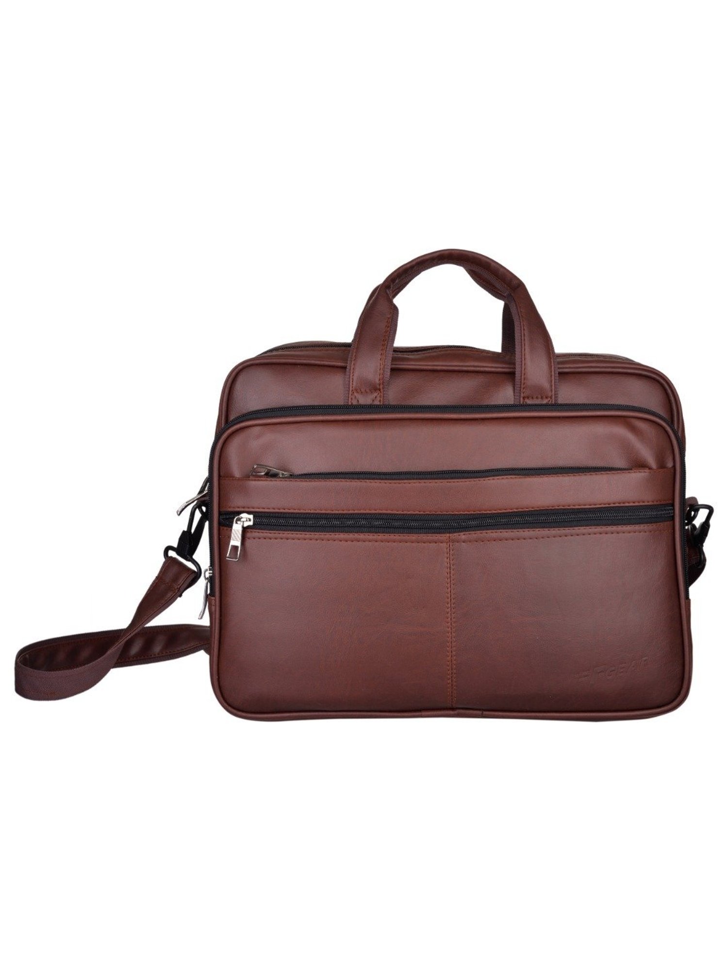 F Gear Hamilton 17 Ltrs Tan Medium Cross Body Bag