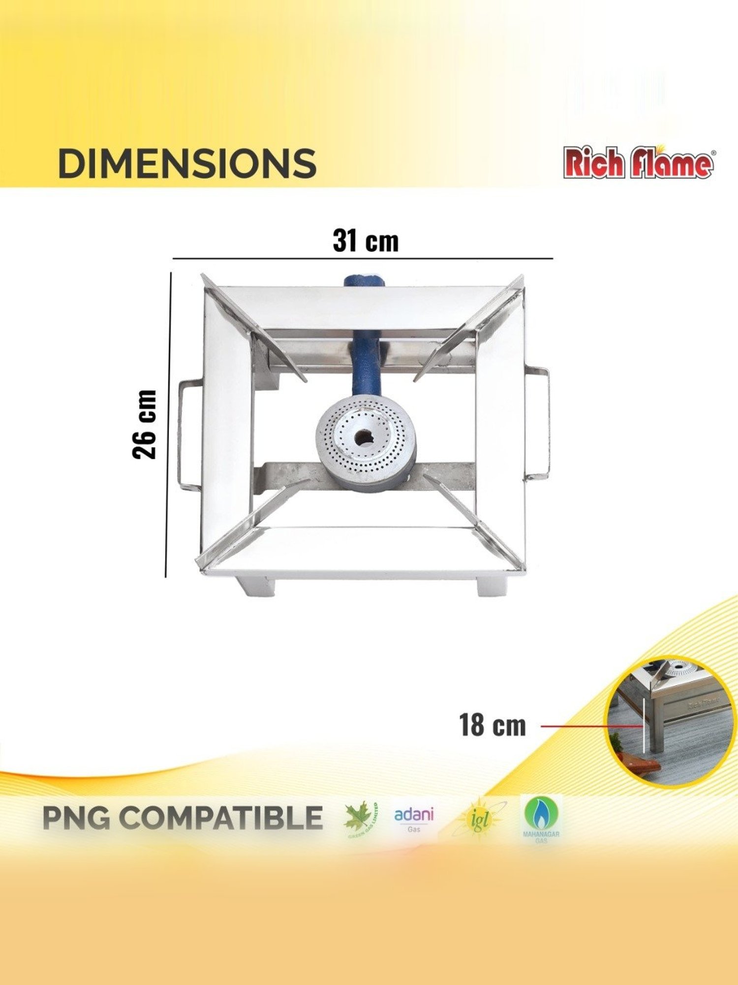 Range Kleen 4pc Porcelain Drip Pan Set Black