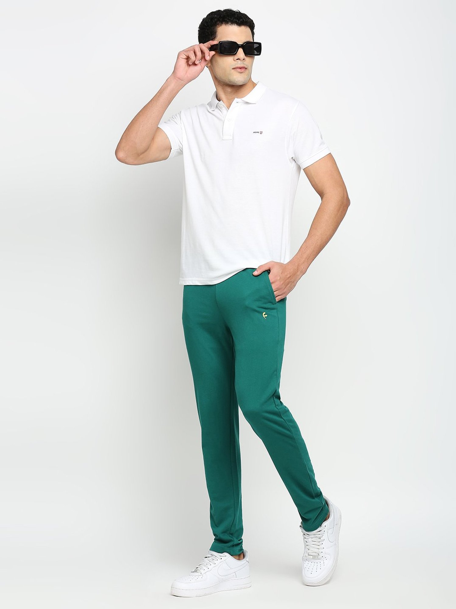 Fitz Green Slim Fit Trackpants