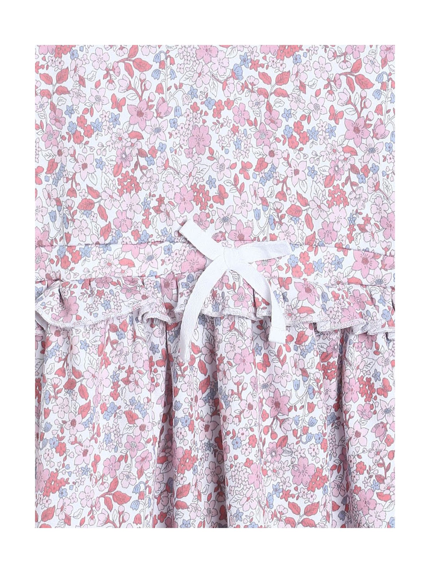 MINIKLUB Kids White Floral Print Dress
