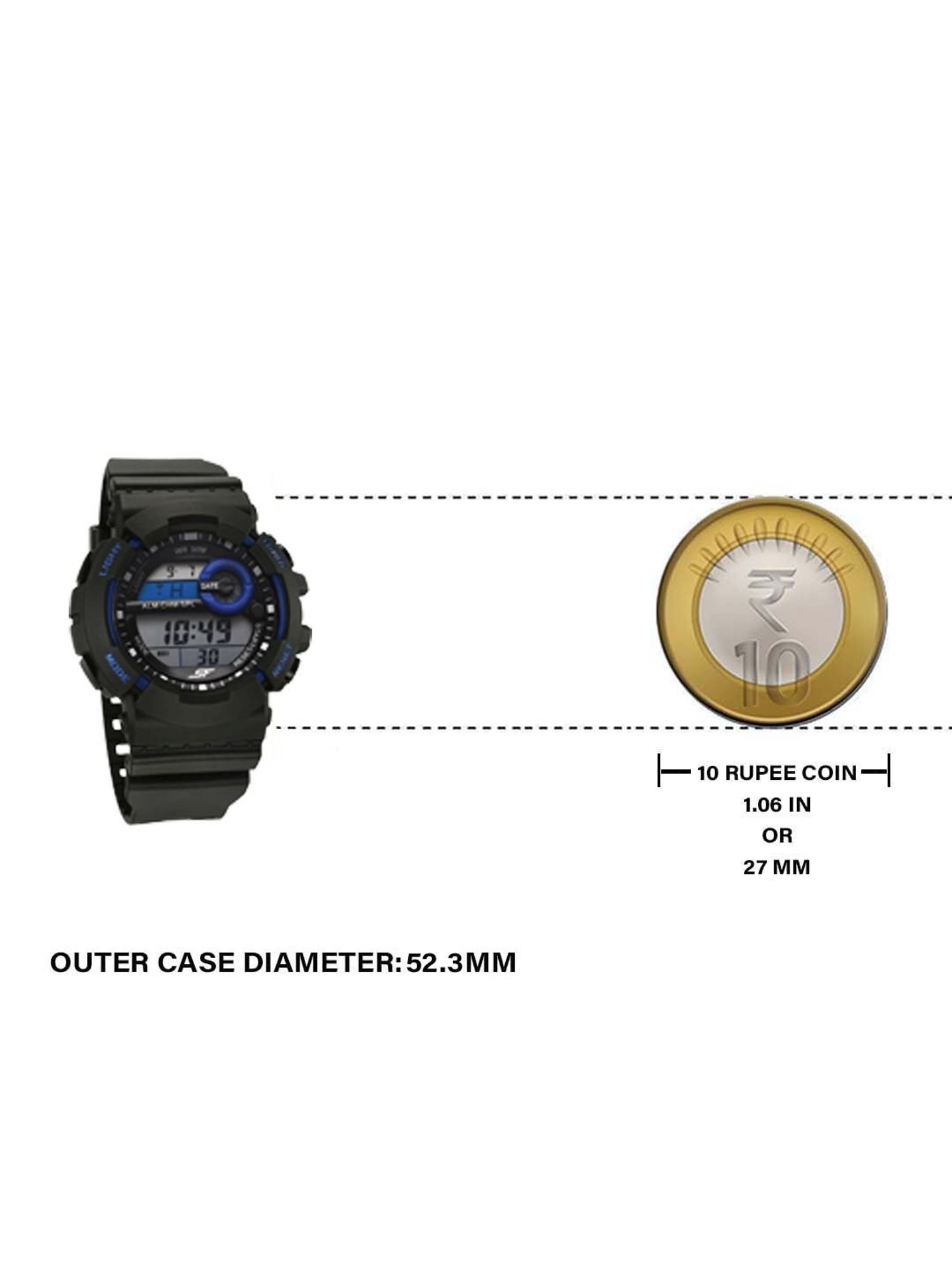 Sonata 77130PP03W Sporty Digital Watch for Men