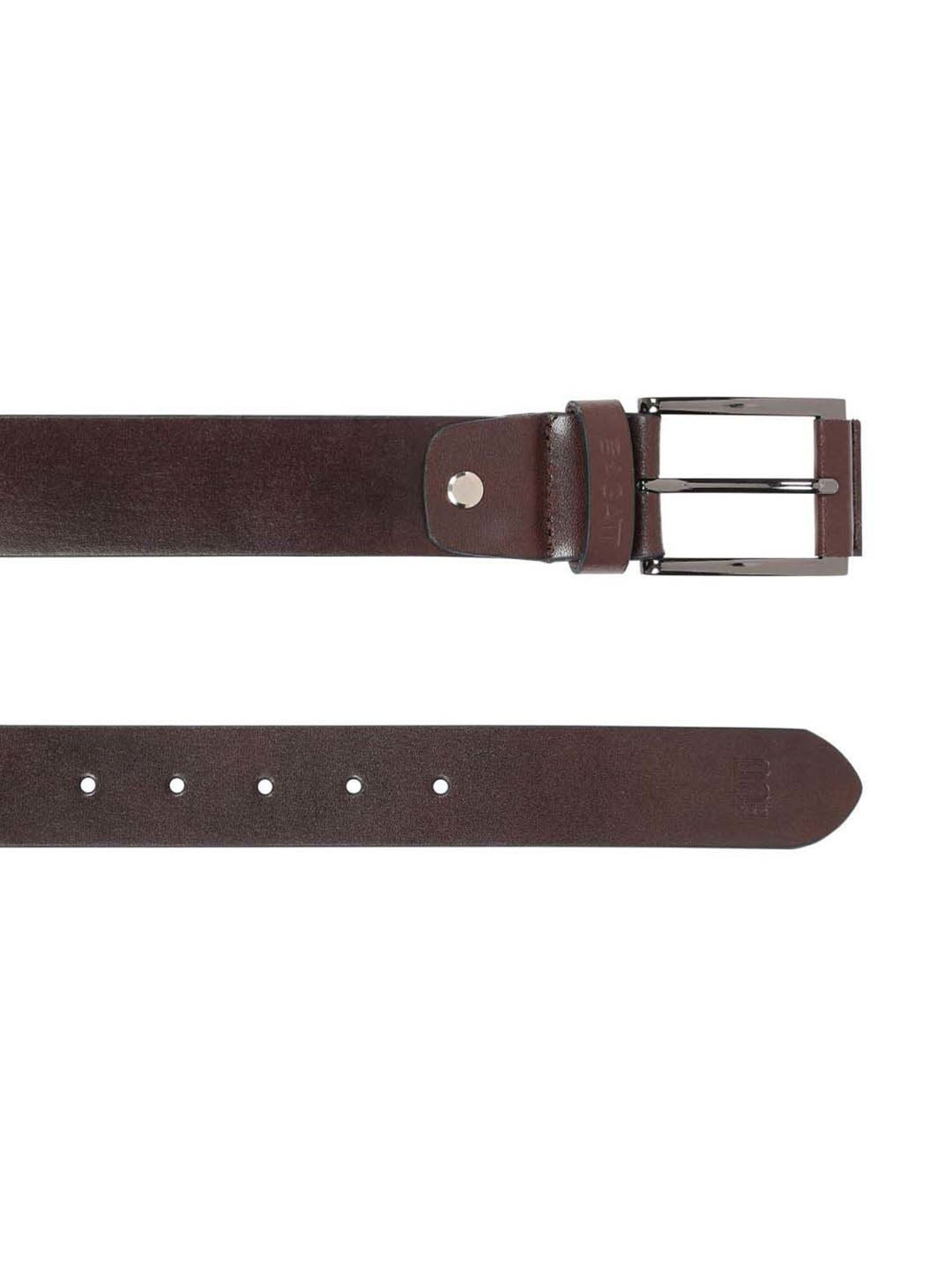 Bagatt Parma Brown Leather Waist Belt for Men