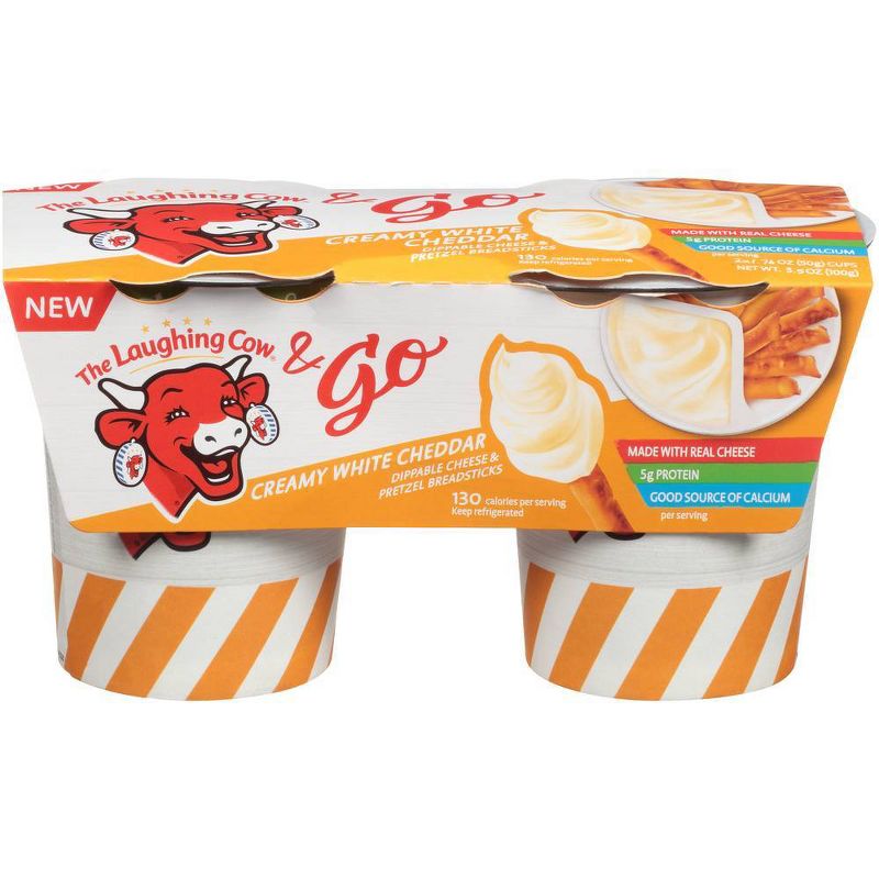 The Laughing Cow Cheese & Go Cheddar - 2ct