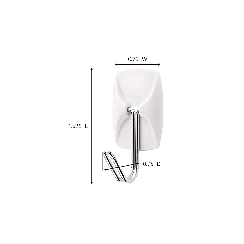 Wire Hooks White Indoor Use 17067MPES 2 Pack