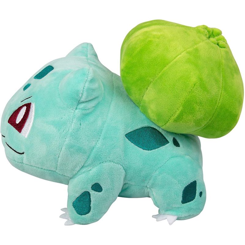 Jazwares Pokemon Bulbasaur 8" Plush with Soft Pokeball, Set of 2