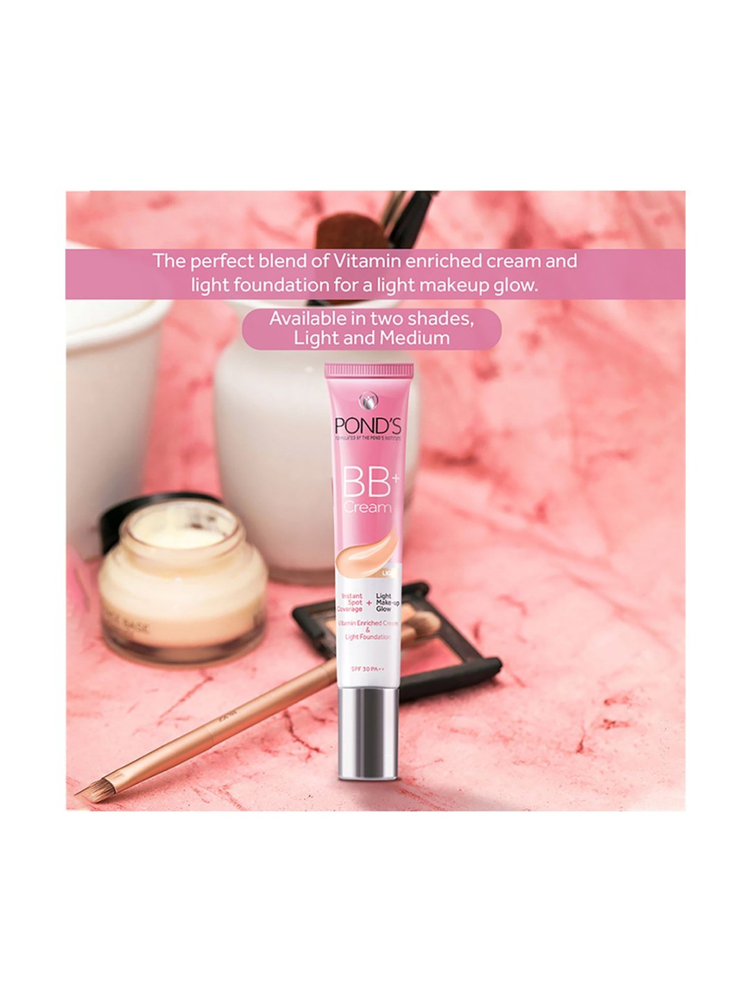 Glam21 Skin Perfector Photoprep Broad Spectrum Cream SPF 30 05 Fudge - 50 gm