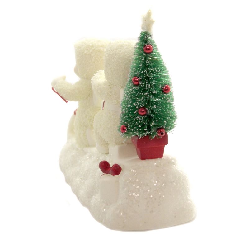 Dept 56 Snowbabies 5.5" Santa's Helpers Christmas Sled  -  Decorative Figurines