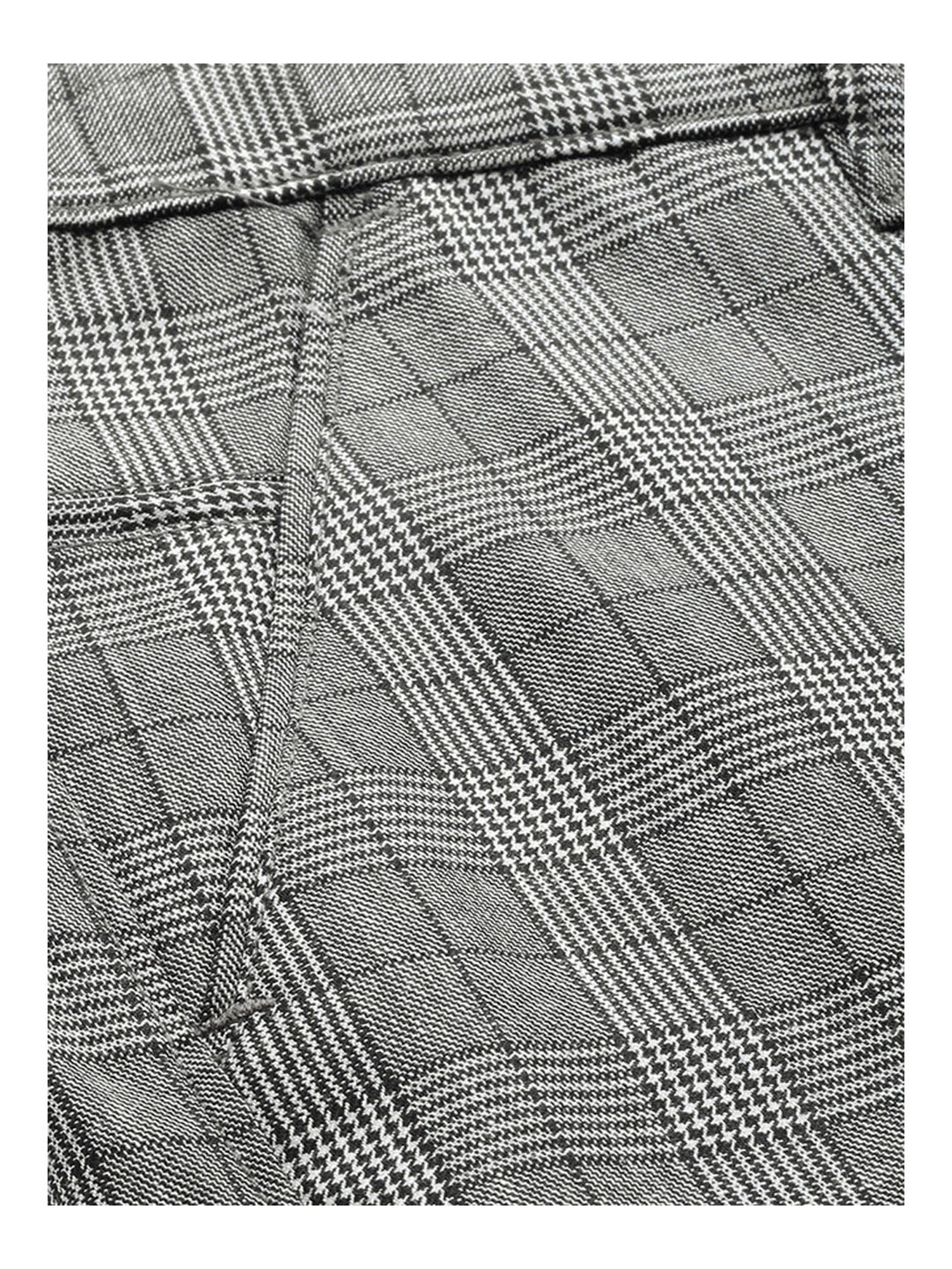 Sojanya Black & Off White Checks Trousers