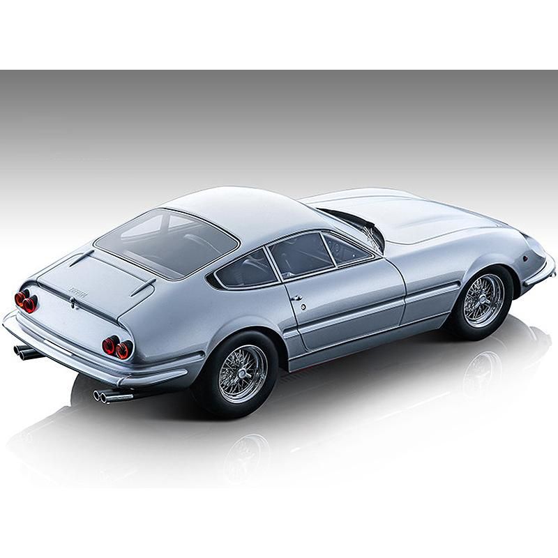 1967 Ferrari 365 GTB/4 Daytona Prototipo Silver Met. "Mythos Series" Limited Edition to 80 pieces 1/18 Model Car by Tecnomodel