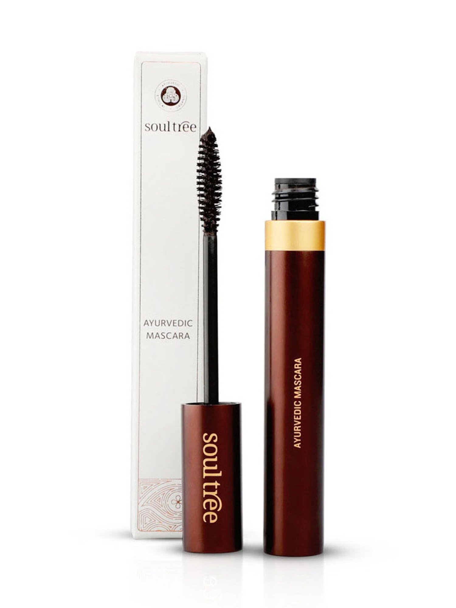 SoulTree Ayurvedic Mascara - Pure Black - 6 gm | Organic Mascara