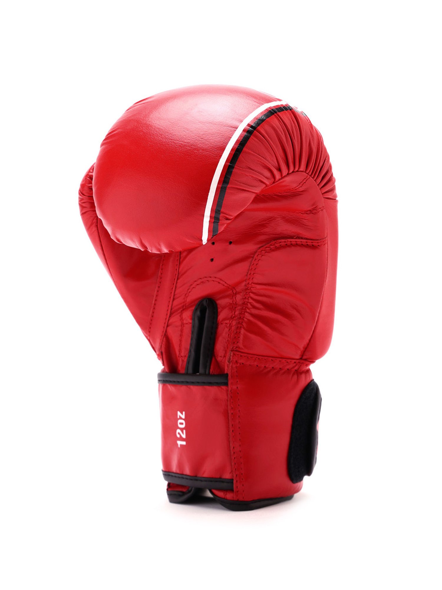Cultsport Premium Leather Boxing Gloves with Antimicrobial Lining (Red)