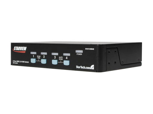 StarTech.com SV1631DUSBUK 16 Port 1U Rack Mount USB KVM Switch Kit with OSD and Cables