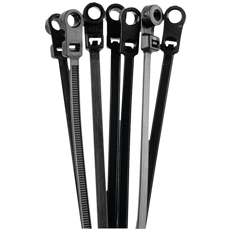 BMCT11 Black Mount Cable Tie 11Inch 50Pound 100Pack