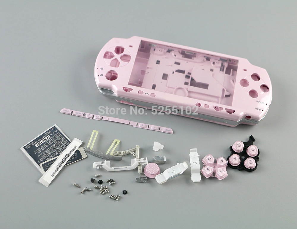 1set Replacement for PSP2000 PSP 2000 Old Version Game Console replacement full housing shell cover case with buttons kit