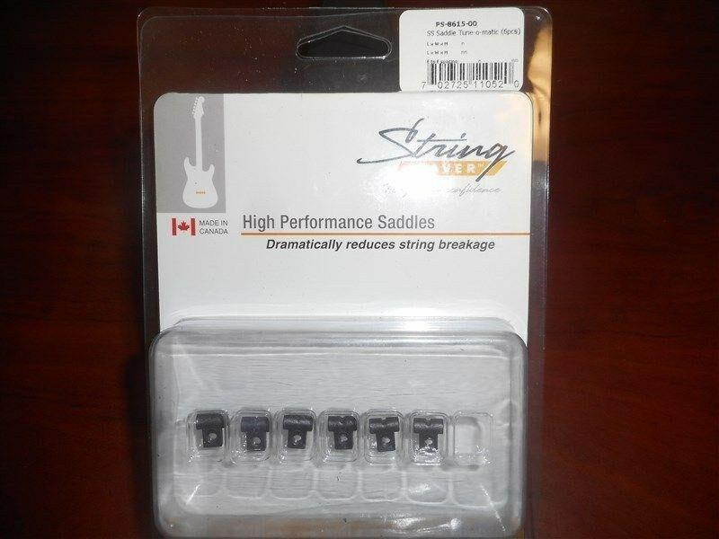 NEW - Graph Tech String Saver PS-8615-00 Saddles For Epiphone Sheraton II