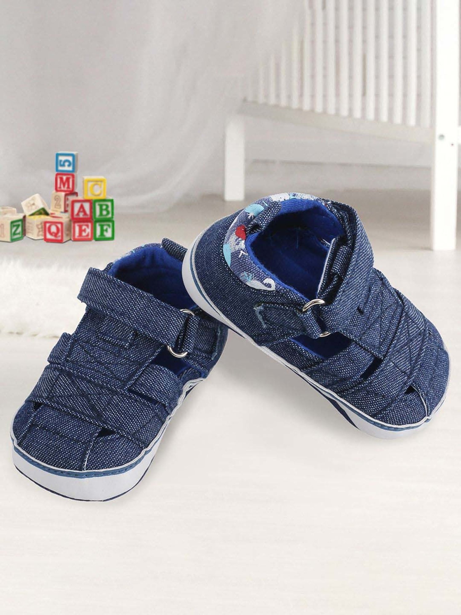 Baby Moo Kids Blue Casual Sandals