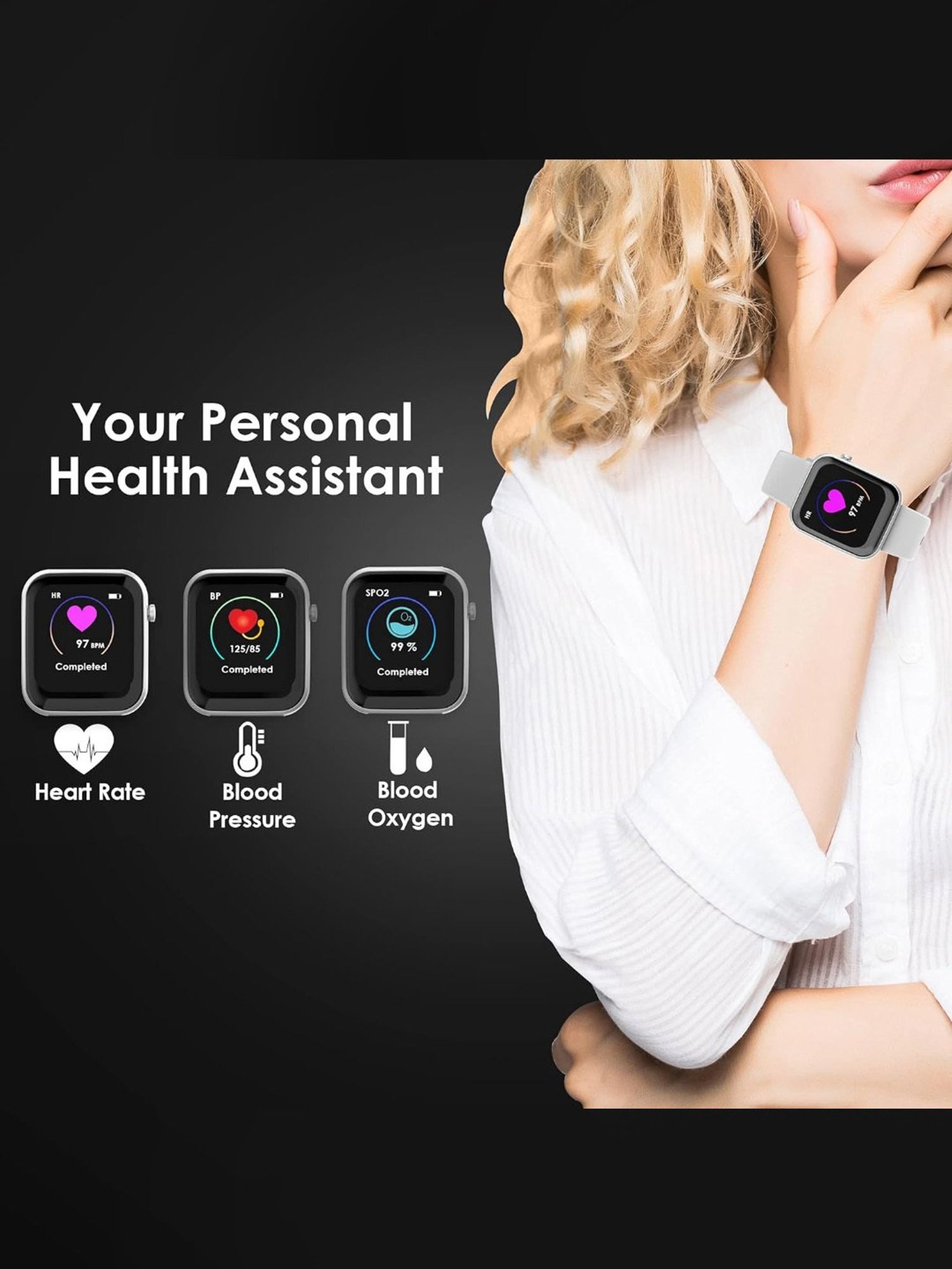 Probus P15 Full Touch Screen Smartwatch (Grey)