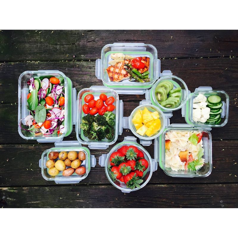 Kinetic Go Green Elements Rectangular Food Storage Container Set - 51oz