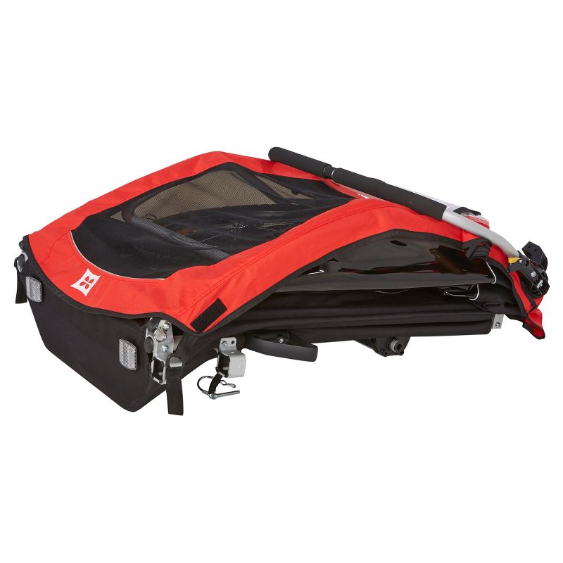 Tow Tuff TTF-2762ACBR Heavy Duty 2-in-1 Aluminum Automotive Cargo Luggage Carrier with Bike Hitch Rack