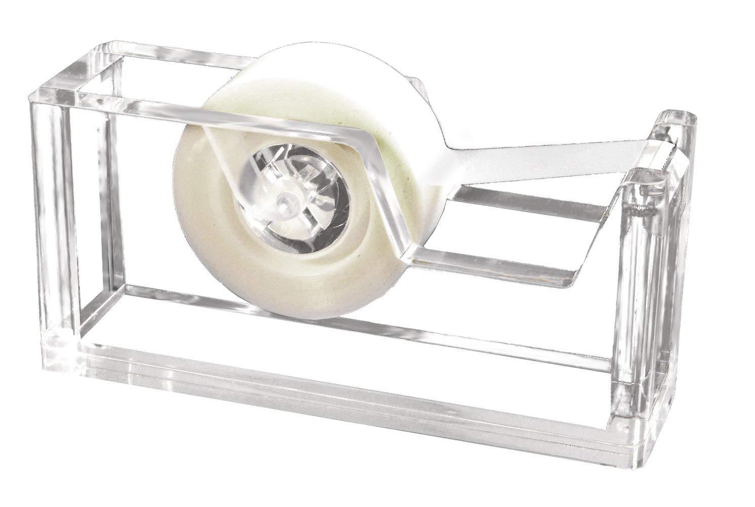 Kantek Acrylic Tape Dispenser, 2 3/4 x 6 x 1 3/4 Inches, Clear (AD60)