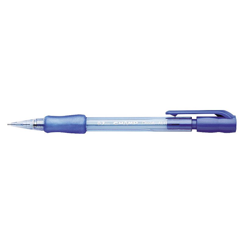 Pentel Champ Mechanical #2 Pencil, 0.7 mm, Blue Barrel, 24pk