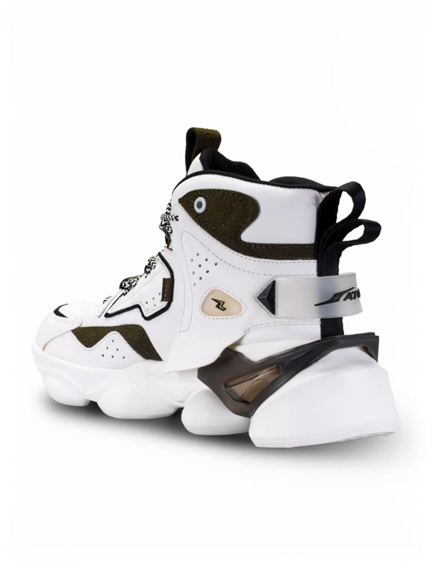 Atom Men's Bulldozer White Running Shoes