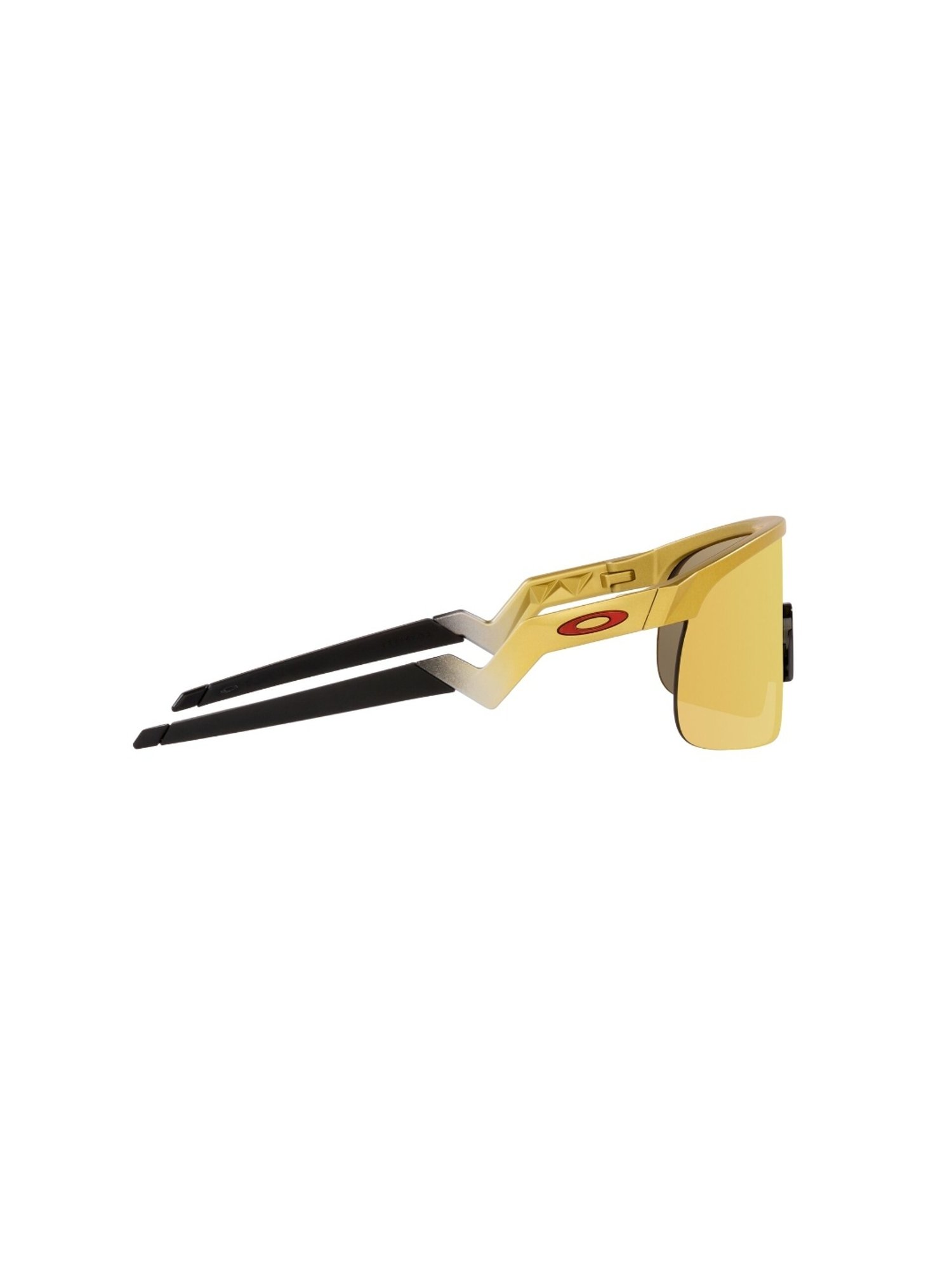 OAKLEY JUNIOR Boys UV Protected Gold Lens Rectangle Sunglasses - 0OJ901090100823