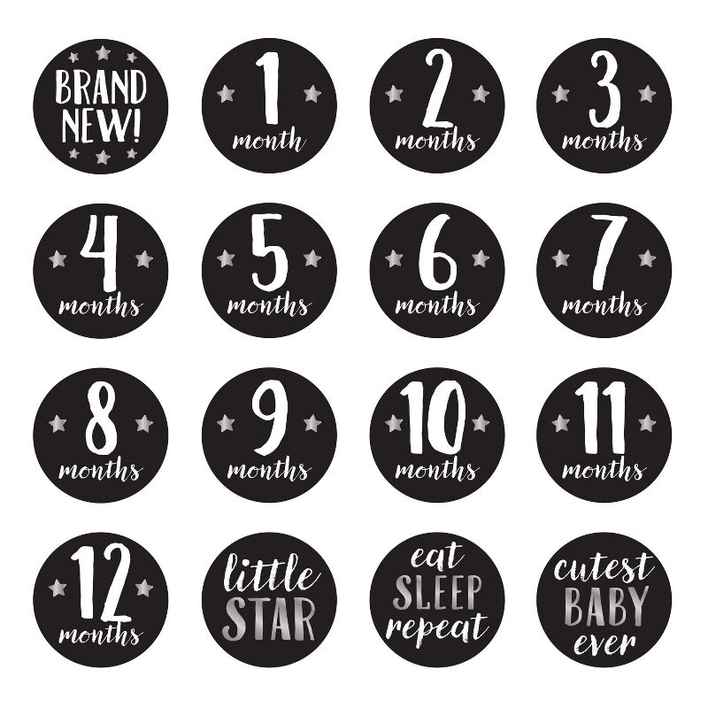 Pearhead Hello Baby, Baby's Memory Book and Belly Sticker Set