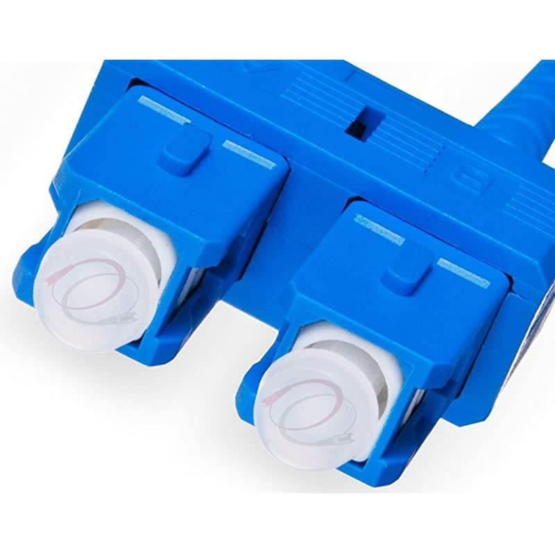 05M OS2 LC SC Fiber Patch Cable | 10Gb Duplex 9125 LC to SC Singlemode Jumper 05 Meter 164ft | Length Options 05M300M | 1gb 10gb smf dup sfp 10gbase lr Yellow ofnr sclc