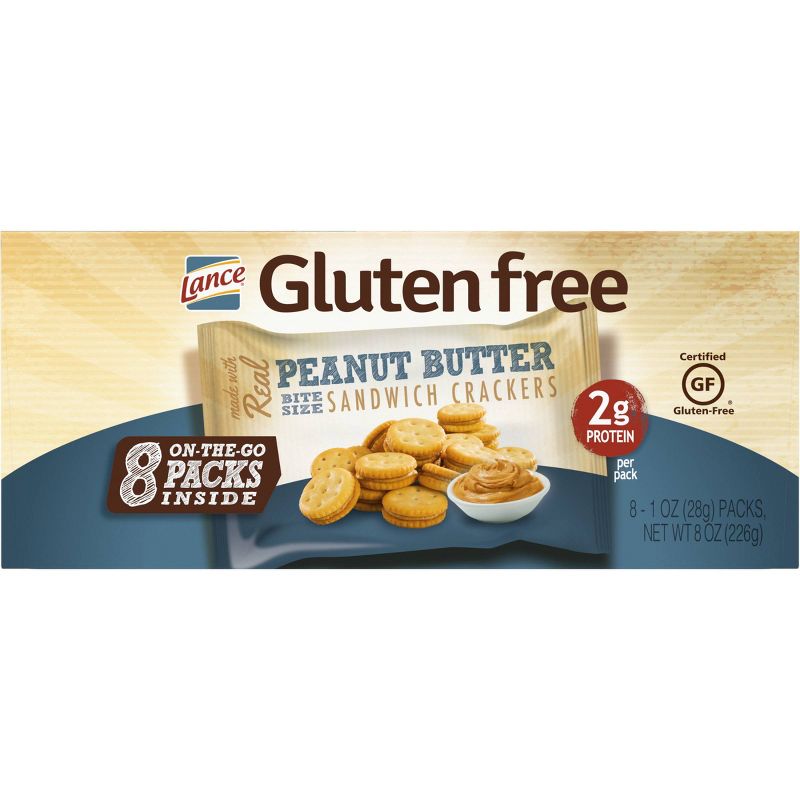 Lance Real Peanut Butter Sandwich Crackers - 8oz