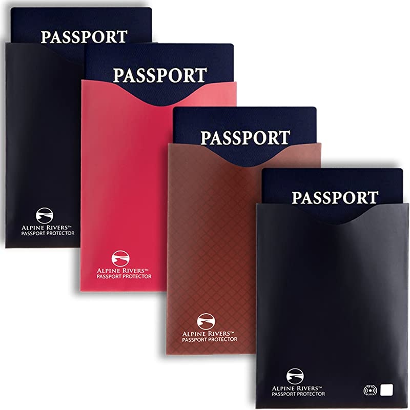 RFID Blocking Sleeves 14 Credit Card Holders amp 4 Passport Protectors Ultimate Premium Identity Theft Protection Sleeve Set for Men amp Women Smart Slim Design fits WalletPurse Color Versatile