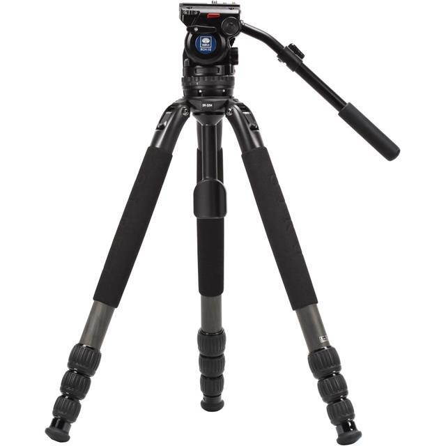 Sirui SR-3204 Professional 4-Section Carbon Fiber Tripod, 55 lb Capacity #SR3204