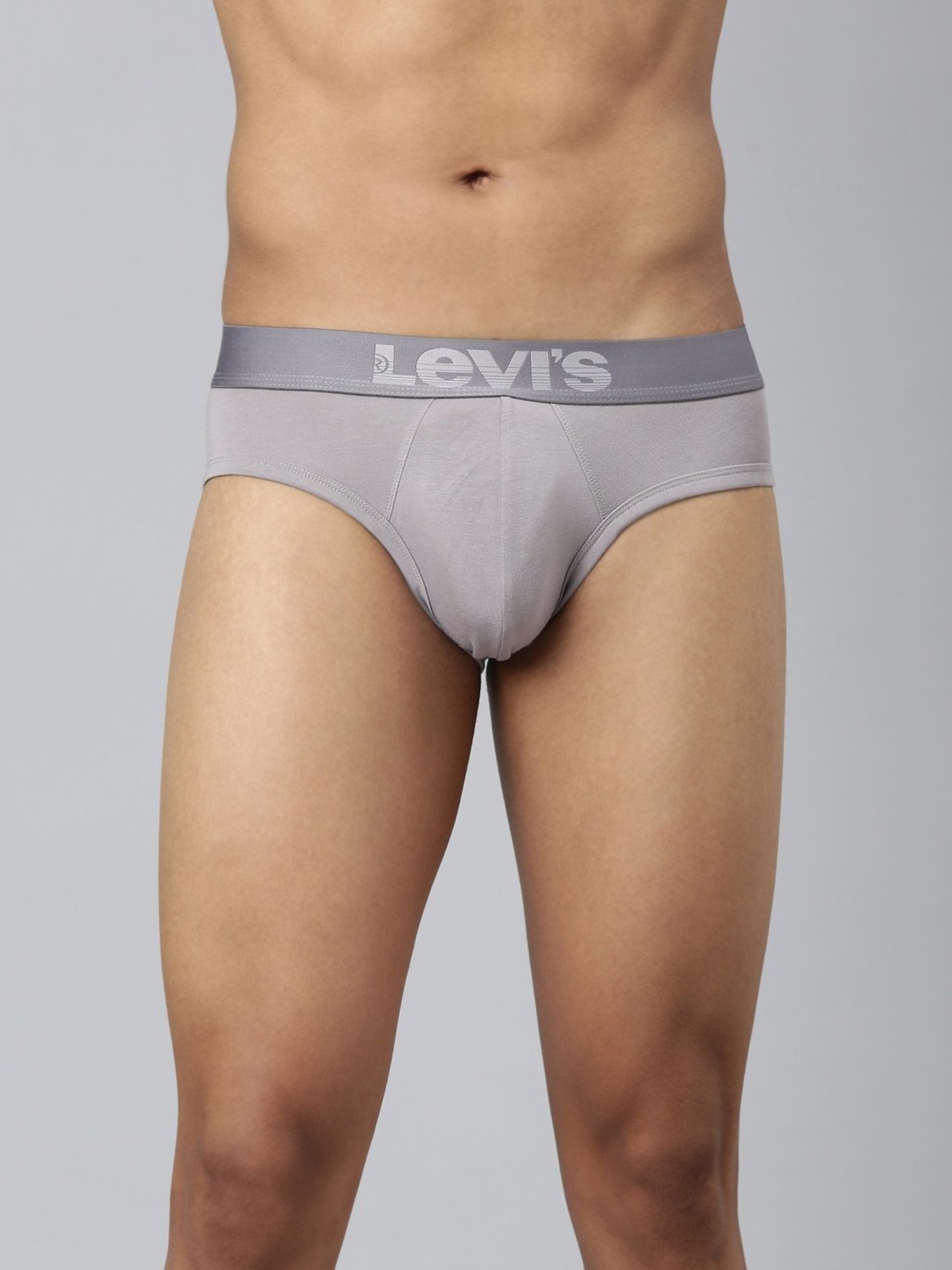 Levi'S Silver Cotton Skinny Fit Briefs