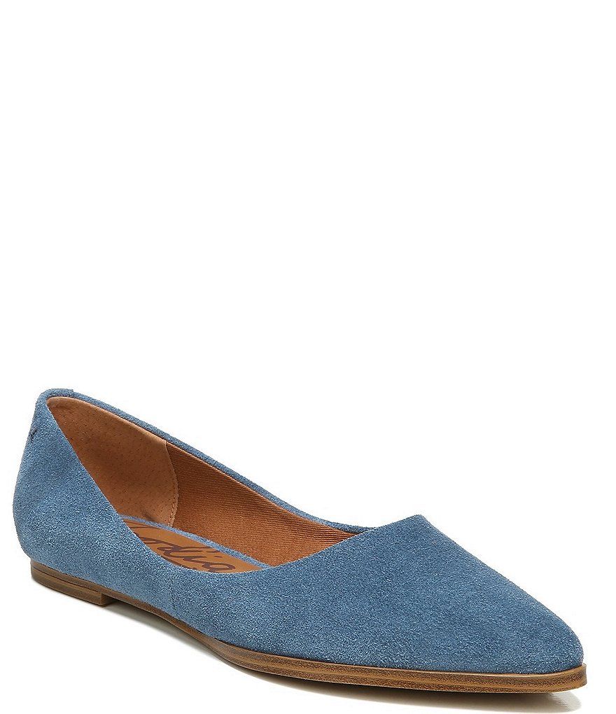 Zodiac Hill Suede Pointed Toe Flats