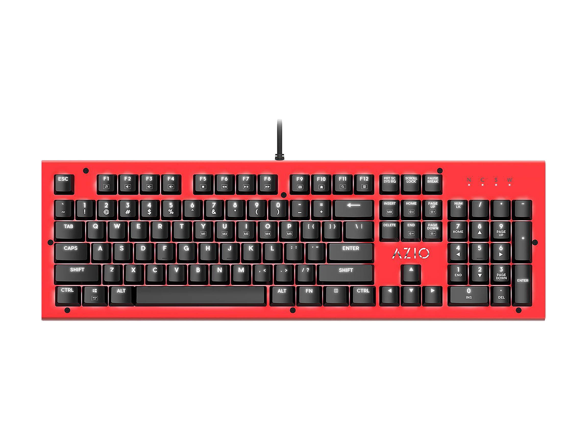 AZIO MK HUE Red USB Backlit Mechanical Keyboard