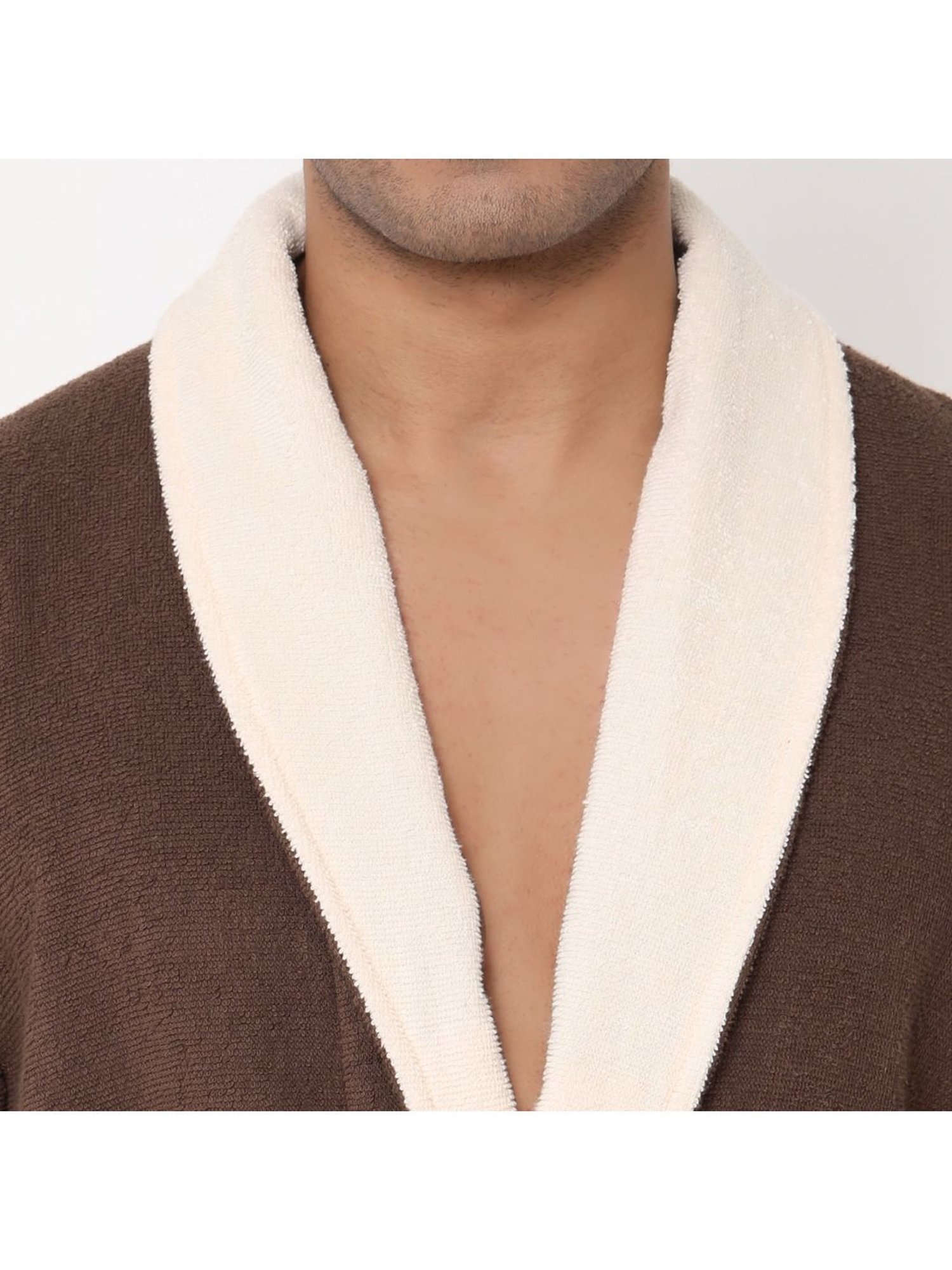 Spaces CLOUDZ Brown Cotton 300 GSM Bathrobes - Set of 1