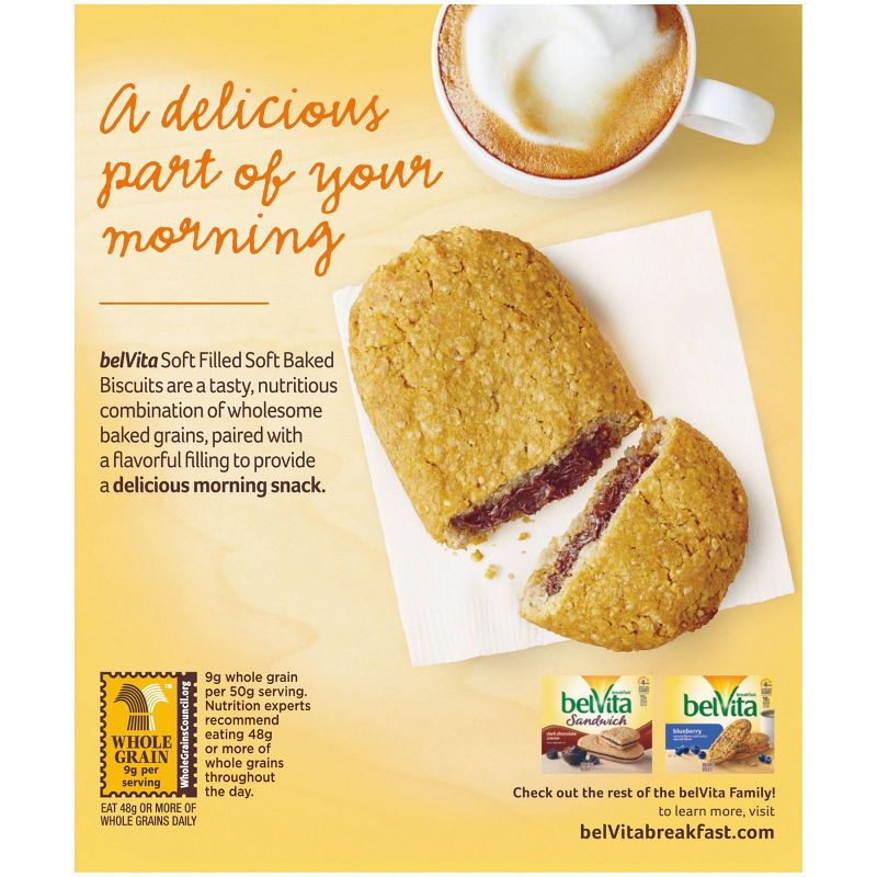 belVita Soft Baked Filled Chocolate Breakfast Bars - 5ct