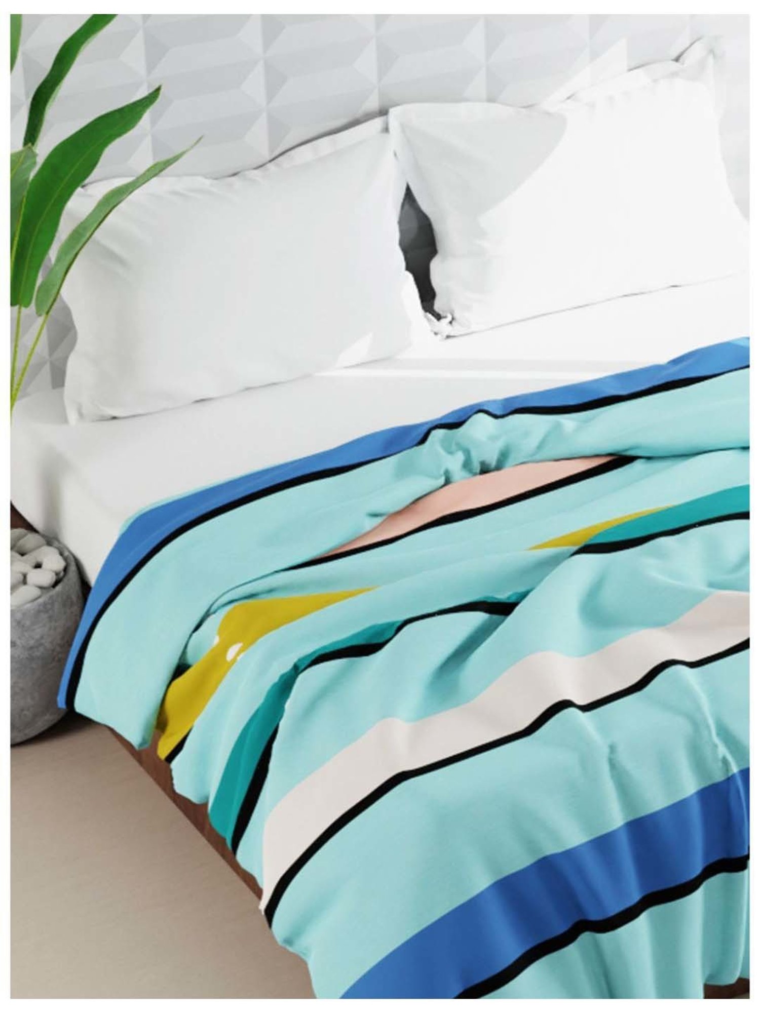 Bianca Rumba-Roll Multicolor Fibre 152 TC Double Comforter