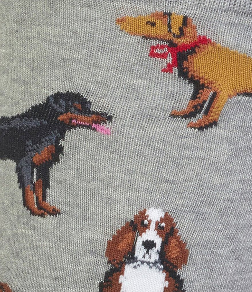 Hot Sox Novelty Multi Dog Crew Socks