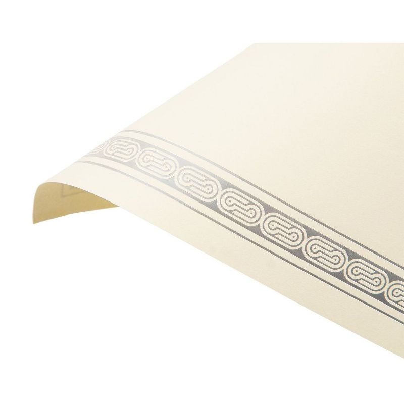 Geographics Certificate/Document Cover 12 1/2 x 9 3/4 Metallic Gray 6/Pack 47400