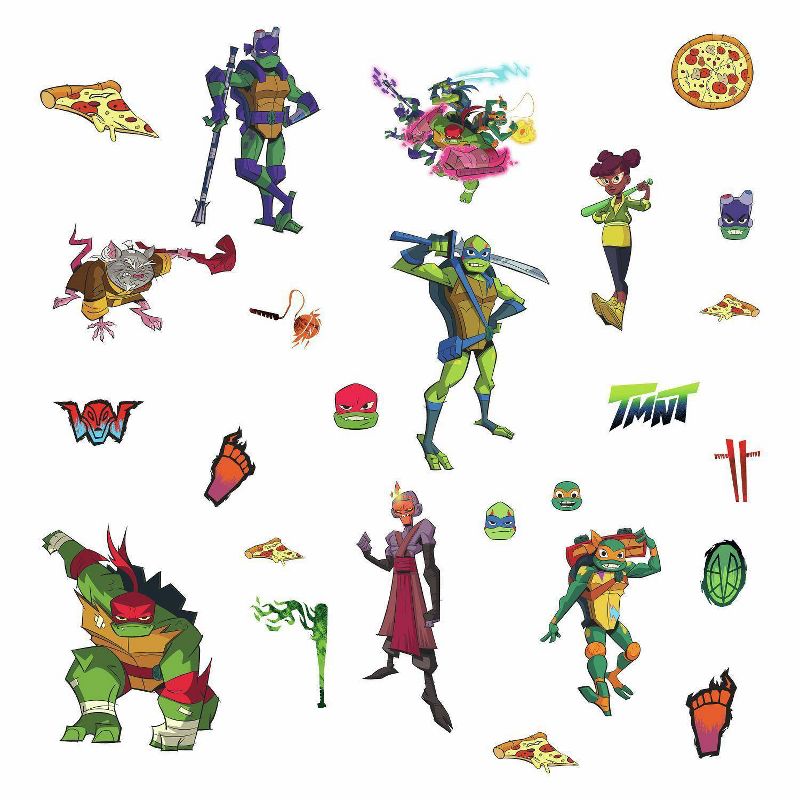 Rise of The Teenage Mutant Ninja Turtles Peel and Stick Wall Decals - RoomMates