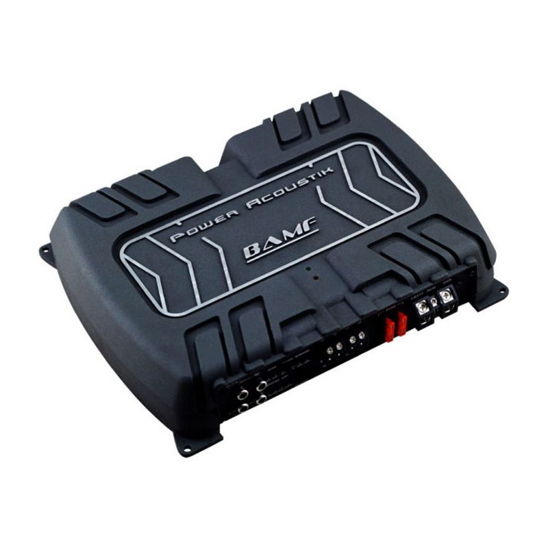 Power Acoustik BAMF1-3000D Class D 3000 Watt 1 Ohm Stable Monoblock Amplifier with MOSFET Power and Overload Protection for Car Audio Sound System