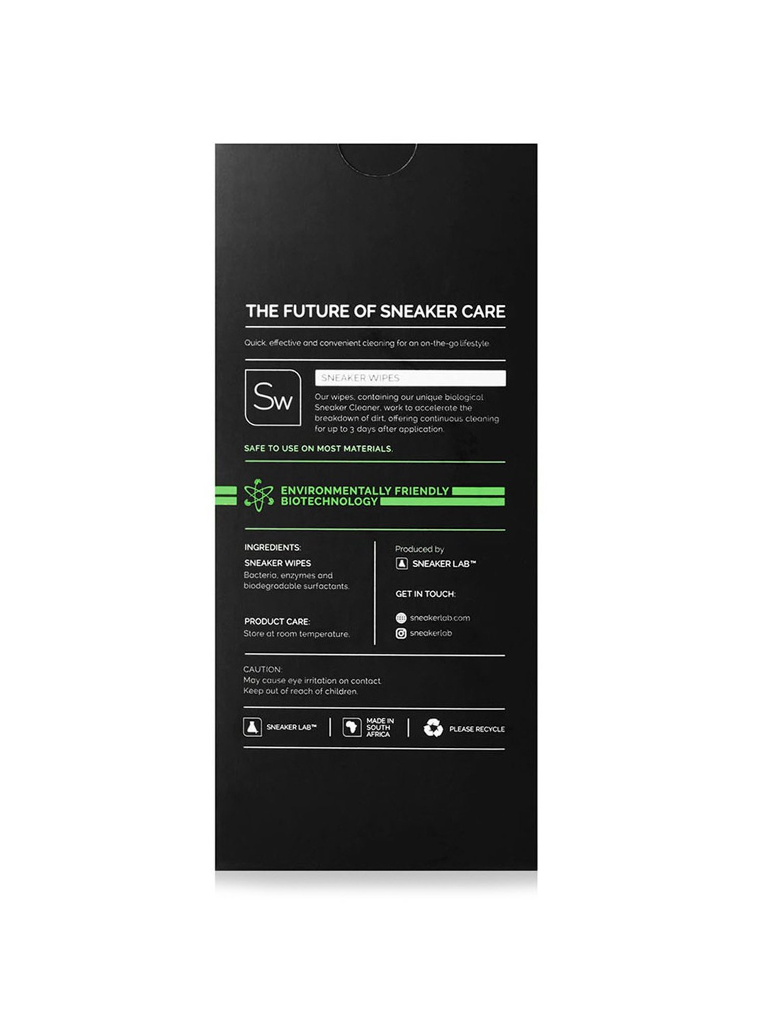 Sneaker Lab Environmentally Friendly Shoe Cleaner Wipes - 30 Pack