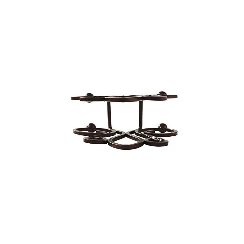 Patrice Vertical Kitchen Tables & Countertops, Dining Table & Kitchen Decor, Stylish Upright Napkin Holder, Bronze