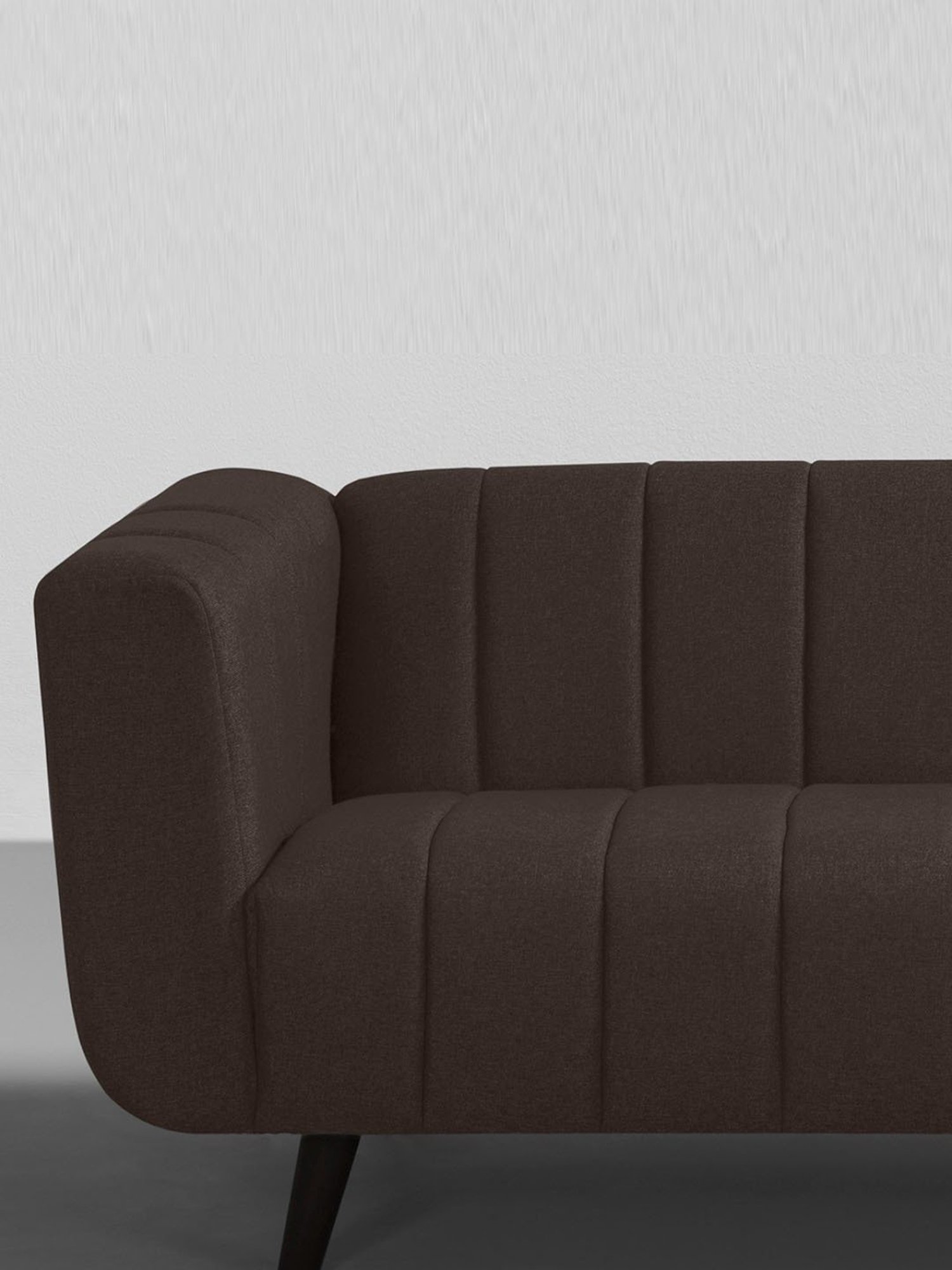 Sleepyhead Kiki Earth Brown Fabric 2 Seater Sofa