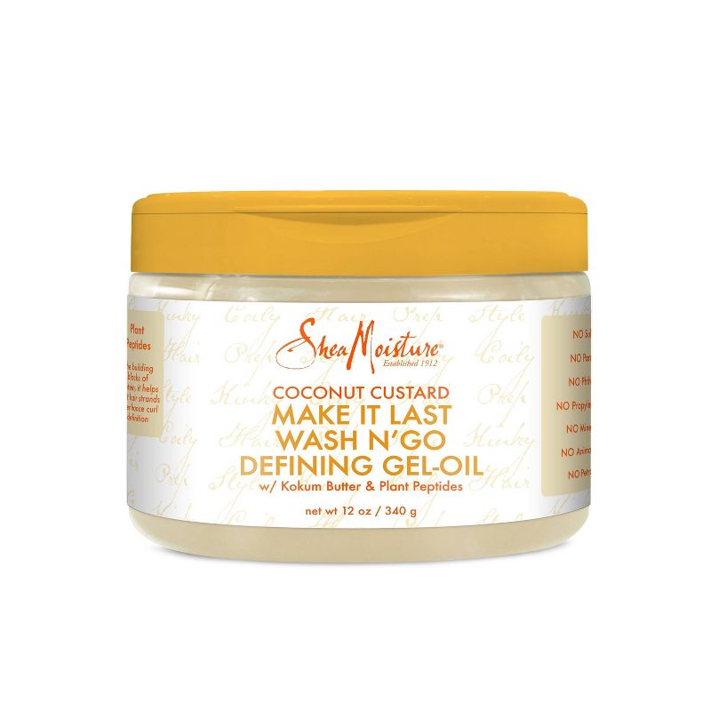 SheaMoisture Coconut Custard Make It Last Wash N' Go Defining Gel-Oil - 12oz
